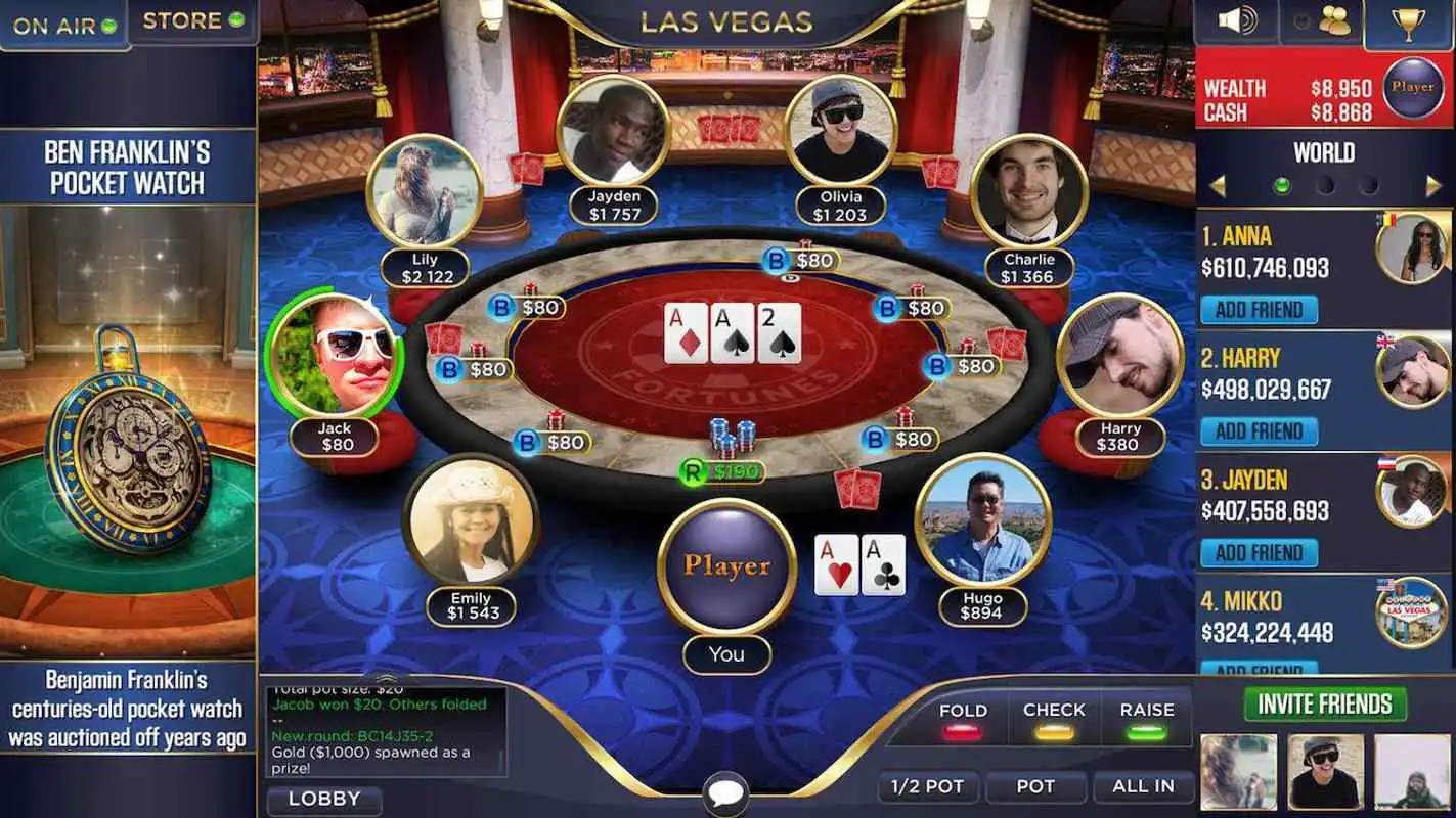 Play Poker Fortunes