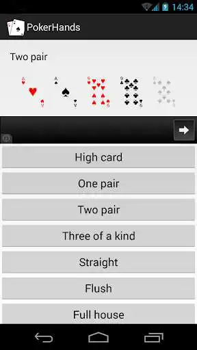 Play APK Poker Hands Helper  and enjoy Poker Hands Helper with UptoPlay com.rrs.pokerhands