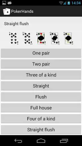 Play APK Poker Hands Helper  and enjoy Poker Hands Helper with UptoPlay com.rrs.pokerhands