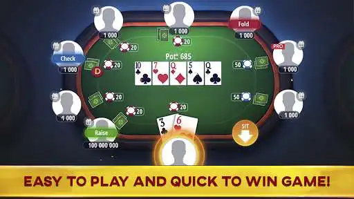 Play Poker King - 3 Patti Online & Rummy, Poker offline as an online game Poker King - 3 Patti Online & Rummy, Poker offline with UptoPlay