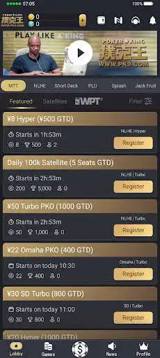 Play pokerking  and enjoy pokerking with UptoPlay