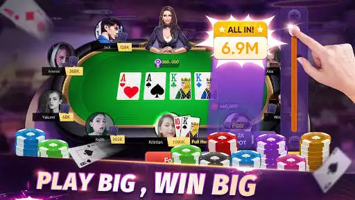 Play Poker Land - Texas Holdem Game as an online game Poker Land - Texas Holdem Game with UptoPlay