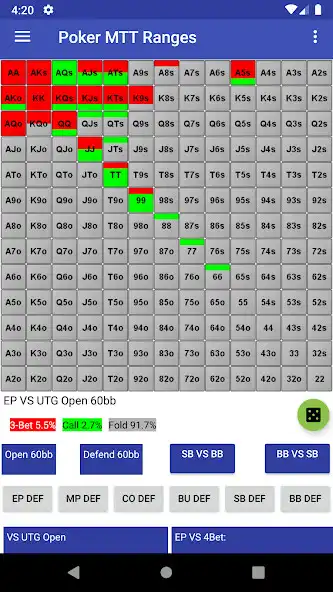 Play Poker MTT Ranges - Complete Preflop GTO Ranges as an online game Poker MTT Ranges - Complete Preflop GTO Ranges with UptoPlay