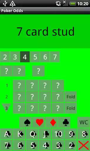 Play Poker Odds as an online game Poker Odds with UptoPlay