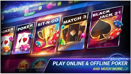 Play POKER OFFLINE  and enjoy POKER OFFLINE with UptoPlay