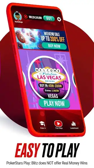 Play PokerStars Play: Blitz Poker as an online game PokerStars Play: Blitz Poker with UptoPlay