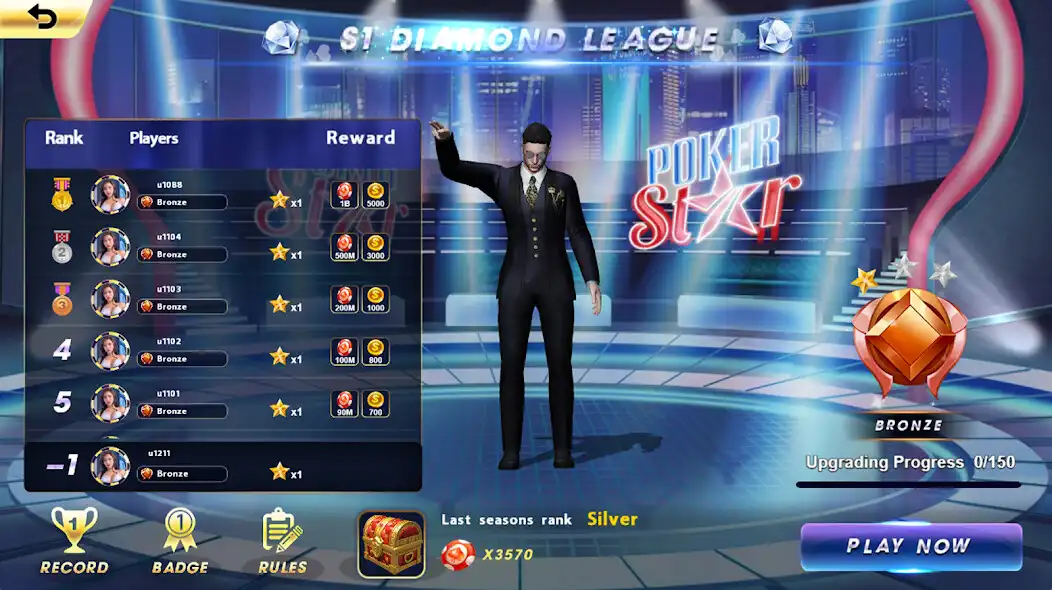 Play Poker Star: Texas Holdem as an online game Poker Star: Texas Holdem with UptoPlay