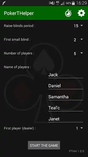 Play PokerTHelper & Timer  and enjoy PokerTHelper & Timer with UptoPlay
