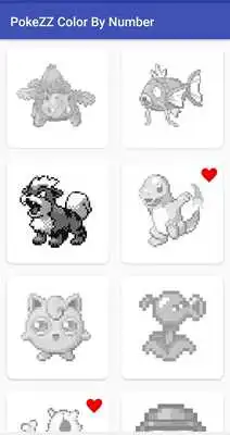 Play Pokezz - Color By Number