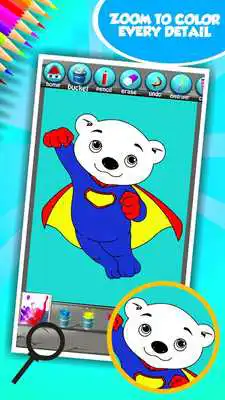 Play Polar Bear Coloring Book