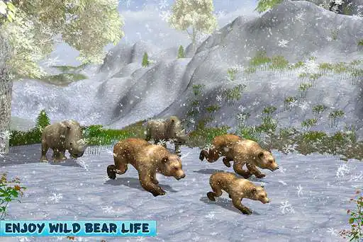 Play Polar Bear Family Survival as an online game Polar Bear Family Survival with UptoPlay