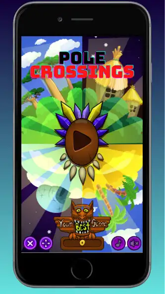 Play Pole Crossings as an online game Pole Crossings with UptoPlay