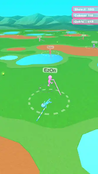 Play Pole Fighters.io as an online game Pole Fighters.io with UptoPlay