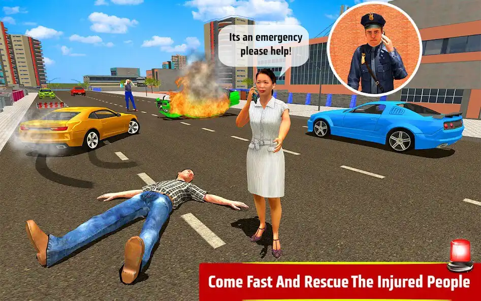 Play Police Ambulance Rescue Driver  and enjoy Police Ambulance Rescue Driver with UptoPlay