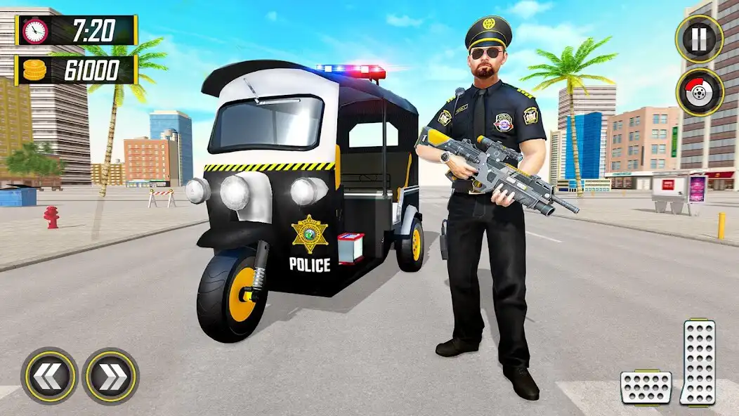 Play Police Auto Rickshaw Car Games  and enjoy Police Auto Rickshaw Car Games with UptoPlay