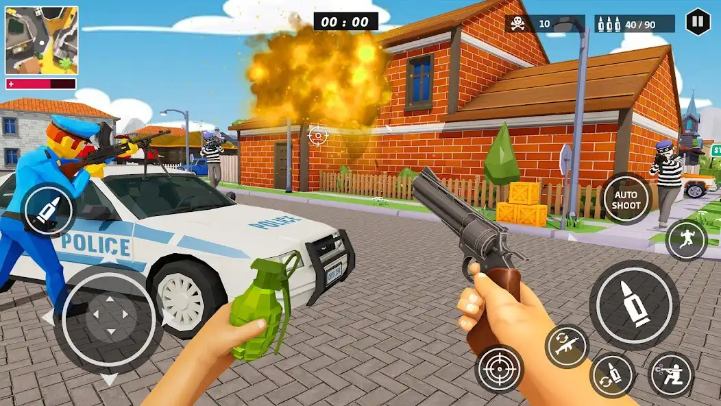 Play Police Battle Royale: Gun Game  and enjoy Police Battle Royale: Gun Game with UptoPlay
