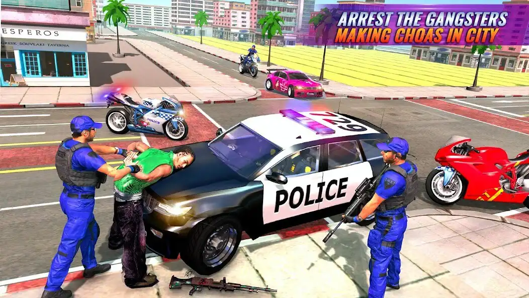 Play Police Bike Chase : Bike Games as an online game Police Bike Chase : Bike Games with UptoPlay