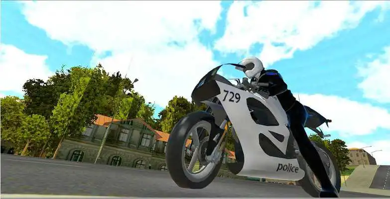 Play Police Bike Stunt 3D