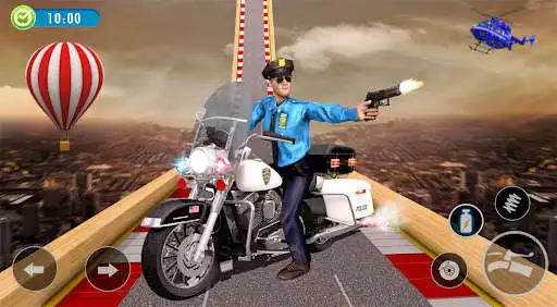 Play Police bike Stunt Bike Racing  and enjoy Police bike Stunt Bike Racing with UptoPlay