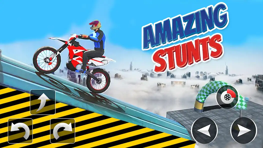 Play Police Bike Stunt Racing Game as an online game Police Bike Stunt Racing Game with UptoPlay