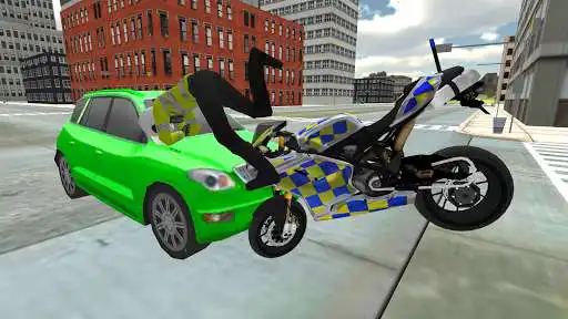 Play Police Bike Traffic Cop as an online game Police Bike Traffic Cop with UptoPlay