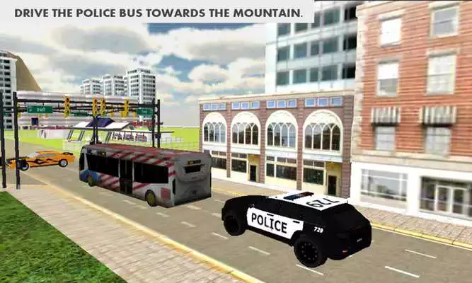 Play Police Bus Mountain Duty