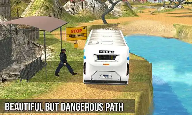 Play Police Bus Offroad Driver