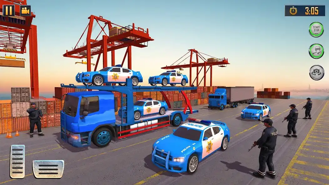 Play Police Car Cargo Transport Sim  and enjoy Police Car Cargo Transport Sim with UptoPlay