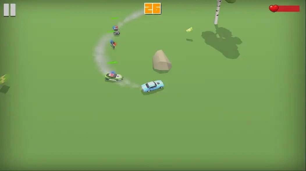 Play Police car chase drift endless as an online game Police car chase drift endless with UptoPlay
