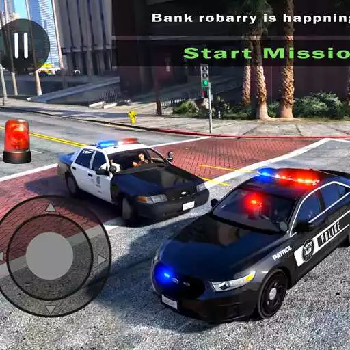 Play Police Car Driving Chase City - Cop Car Games 2021 APK