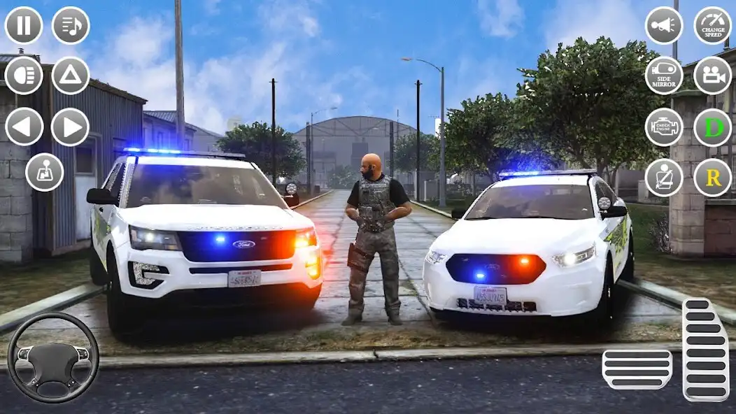 Play Police Car Driving - Jeep Game as an online game Police Car Driving - Jeep Game with UptoPlay