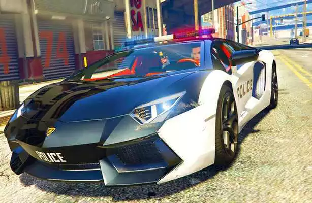 Play Police Car: Gangster Chase as an online game Police Car: Gangster Chase with UptoPlay