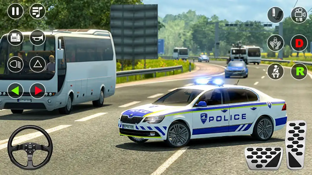 Play Police Car Parking 3D Game as an online game Police Car Parking 3D Game with UptoPlay