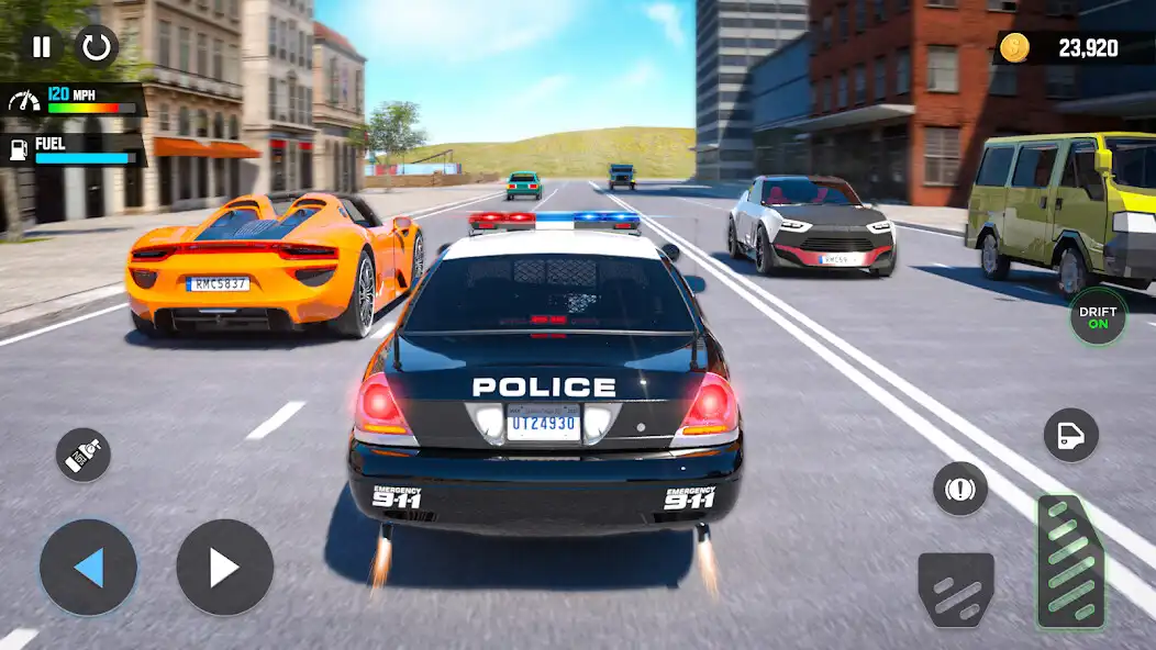 Play Police Car Real Cop Simulator as an online game Police Car Real Cop Simulator with UptoPlay