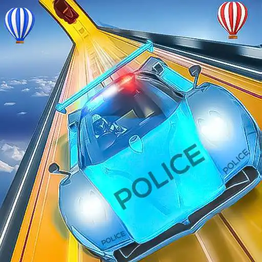 Play Police Car rooftop stunt games APK