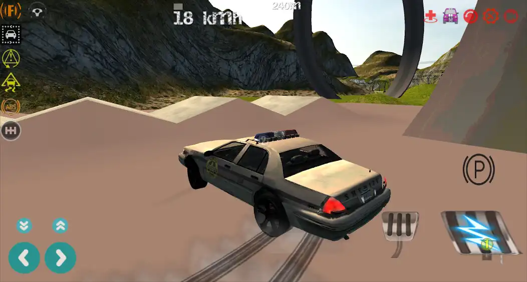 Play Police Car Simulator 3D as an online game Police Car Simulator 3D with UptoPlay