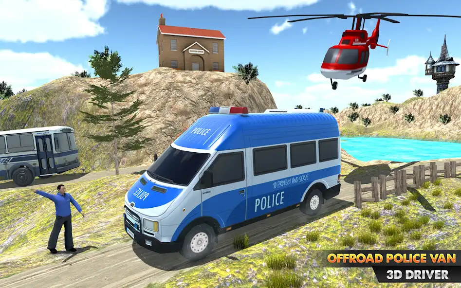 Play Police Car Simulator Van Drive as an online game Police Car Simulator Van Drive with UptoPlay