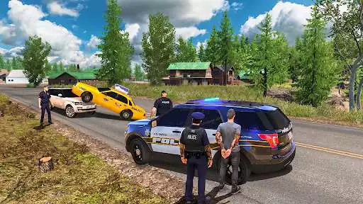 Play Police Car Thief Chase Pro as an online game Police Car Thief Chase Pro with UptoPlay