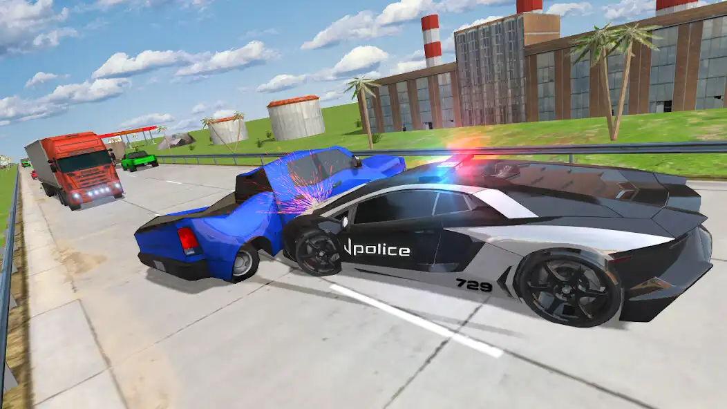 Play Police Car Traffic