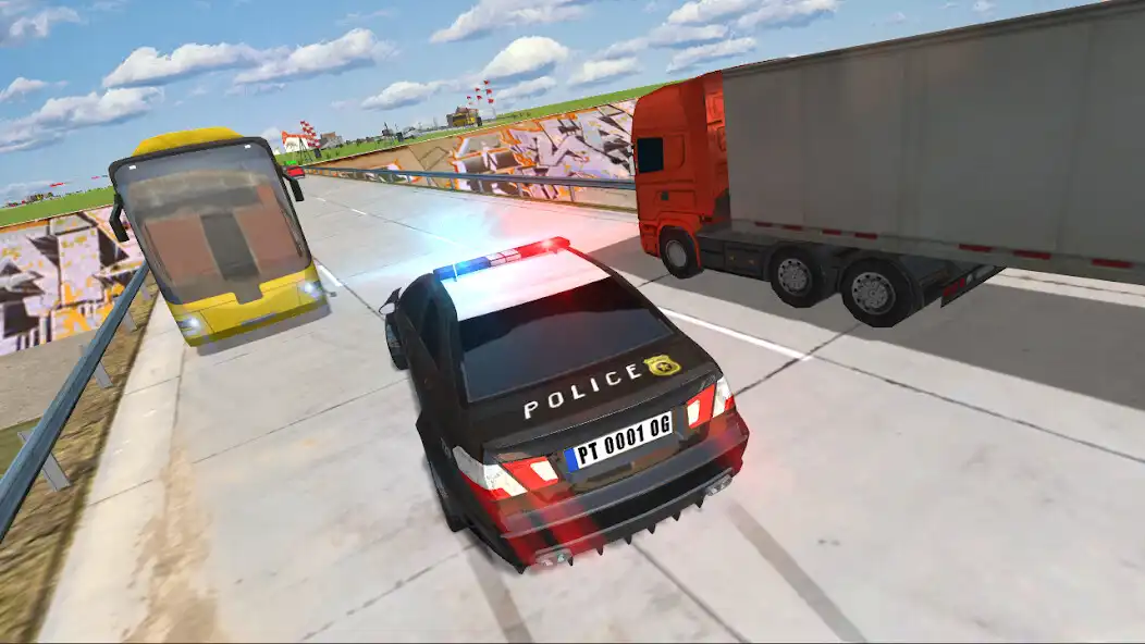Play Police Car Traffic