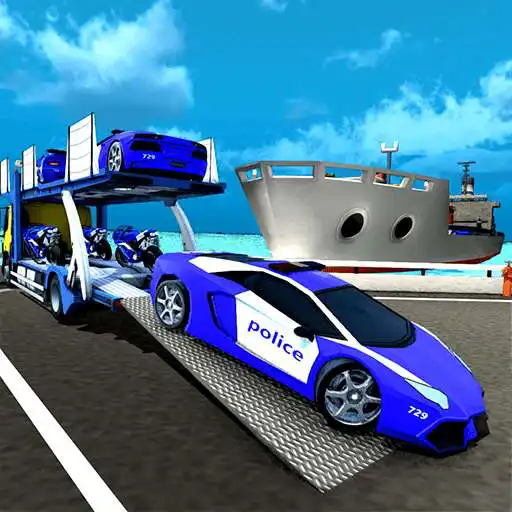 Free play online Police Car Transporter Ship  APK