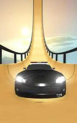 Play Police Car vs Mega Ramp