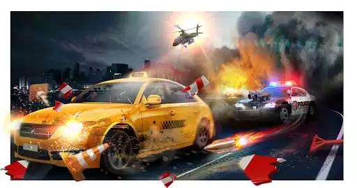 Play Police Chase -Death Race Speed Car Shooting Racing