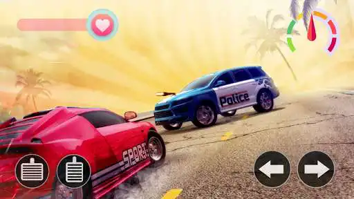 Play Police Chase: Death racing as an online game Police Chase: Death racing with UptoPlay