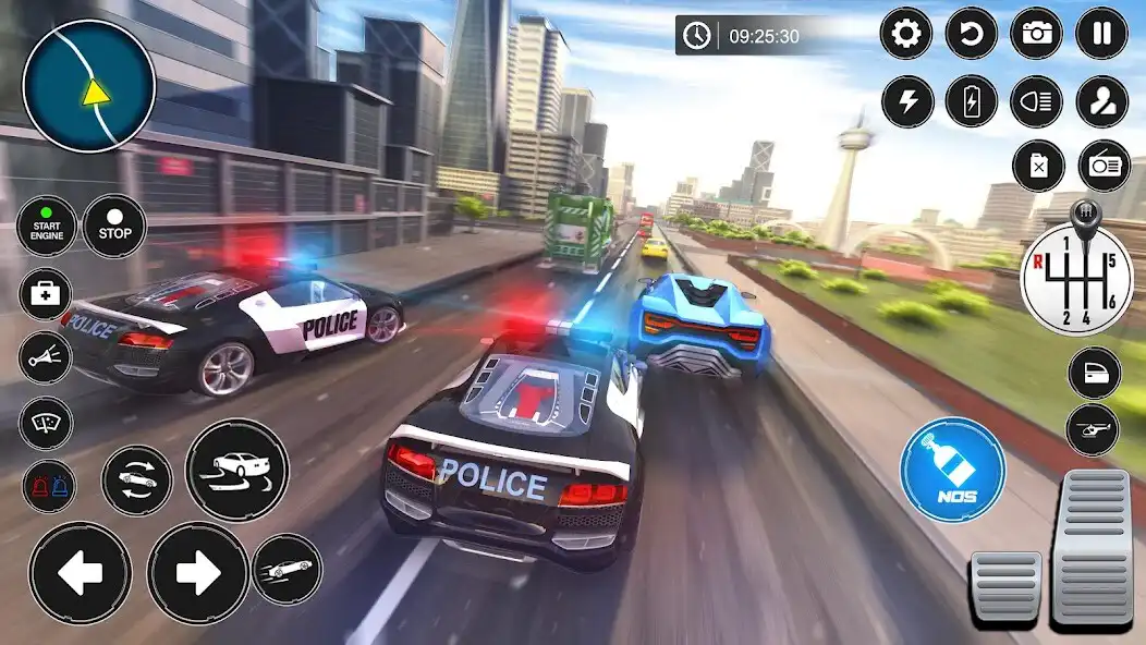 Play Police Chase Games: Car Racing as an online game Police Chase Games: Car Racing with UptoPlay