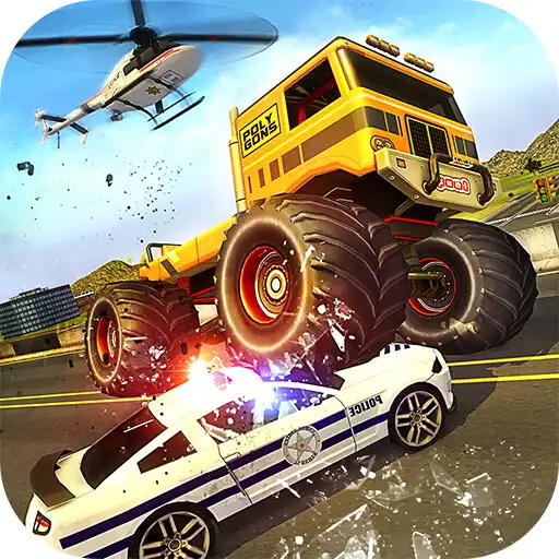 Play Police Chase Monster Car: City Cop Driver Escape APK