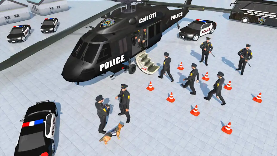 Play Police Coach Bus Simulator as an online game Police Coach Bus Simulator with UptoPlay