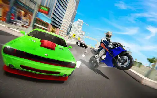 Play Police Cow Boy Robot Bike Chase as an online game Police Cow Boy Robot Bike Chase with UptoPlay