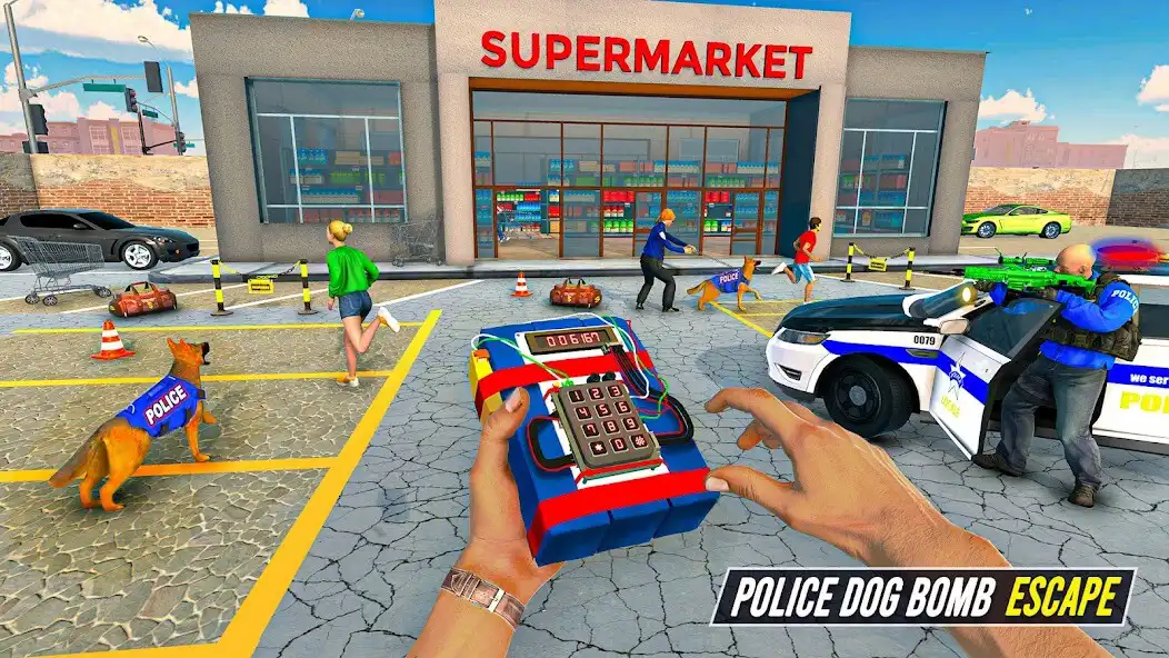 Play Police Dog Chase: Vice Town as an online game Police Dog Chase: Vice Town with UptoPlay