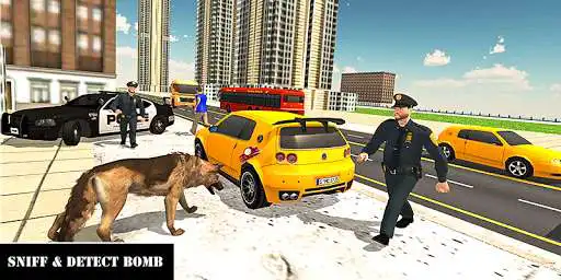 Play Police Dog Gangster Chase 2019 as an online game Police Dog Gangster Chase 2019 with UptoPlay